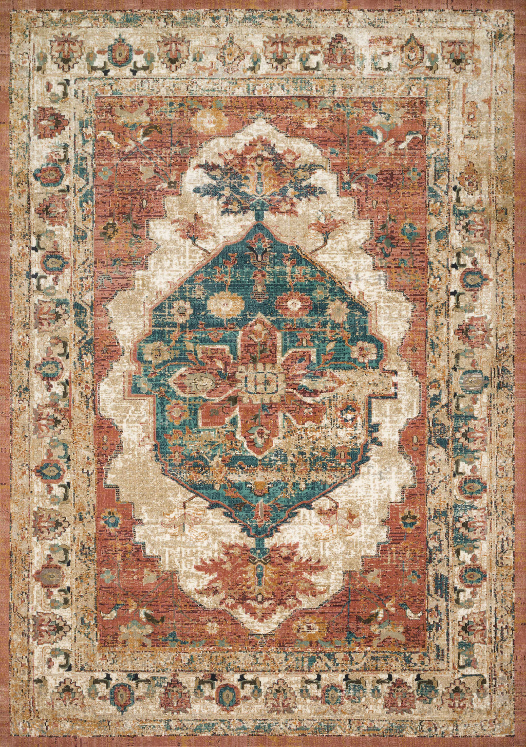 Evie Collection Rug in SPICE / MULTI