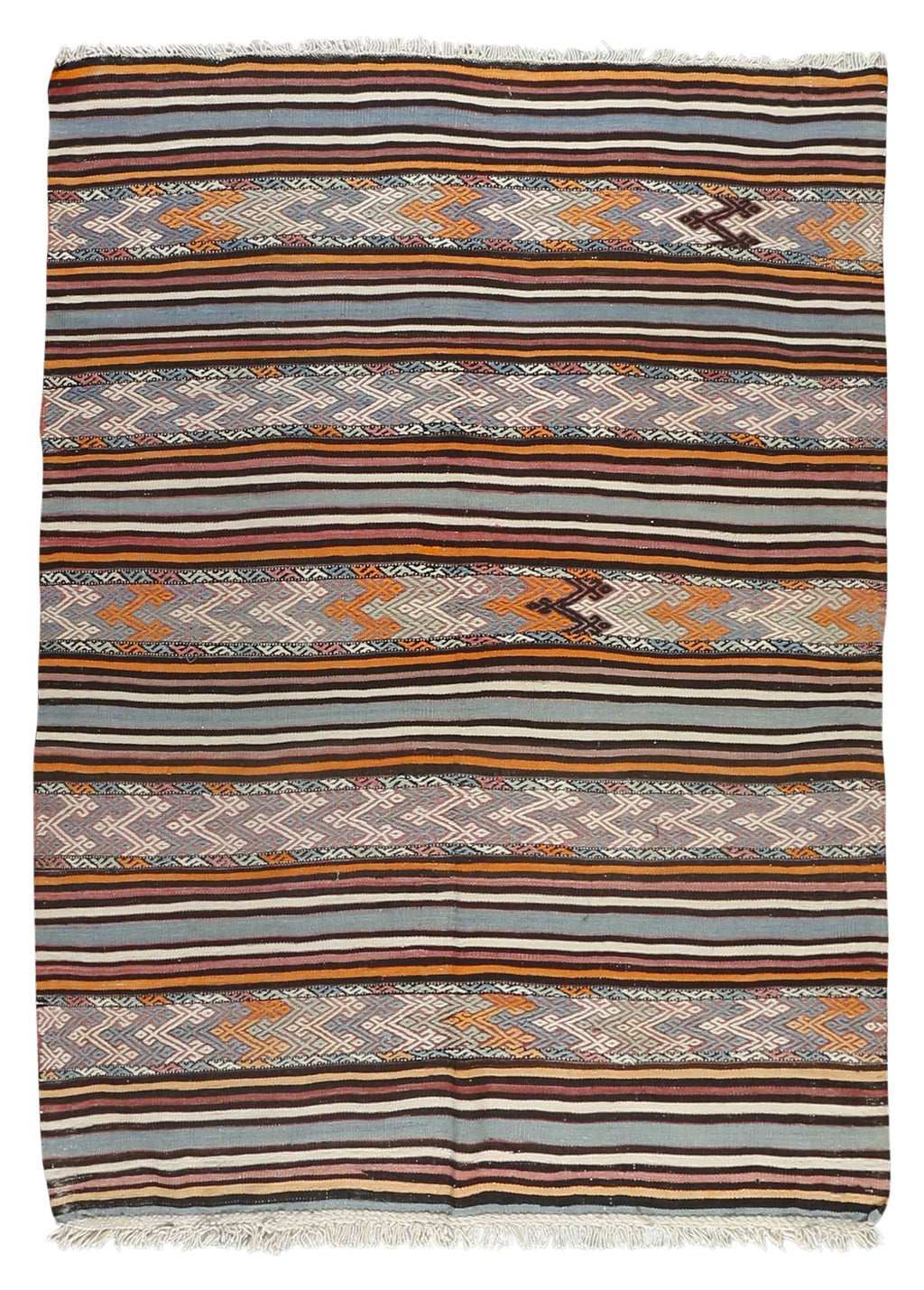 Vintage Kilim Wool Rug 5'3''x7'7''