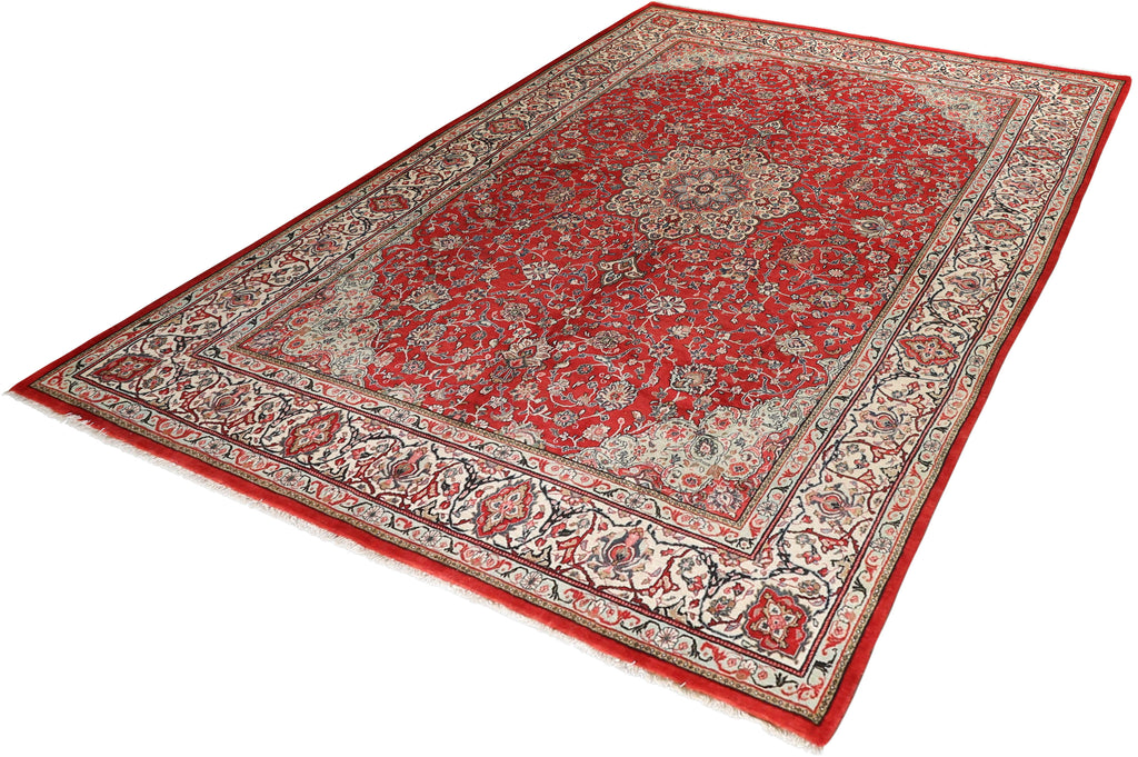 Persian Isfahan Hand-Knotted Wool Rug 8'9''x12'2''