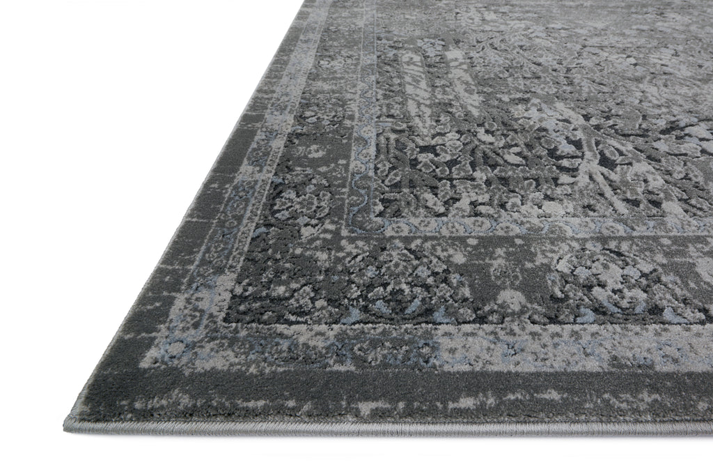EVERLY Collection Wool/Viscose Rug in GREY / GREY Gray Accent Power-Loomed Wool/Viscose