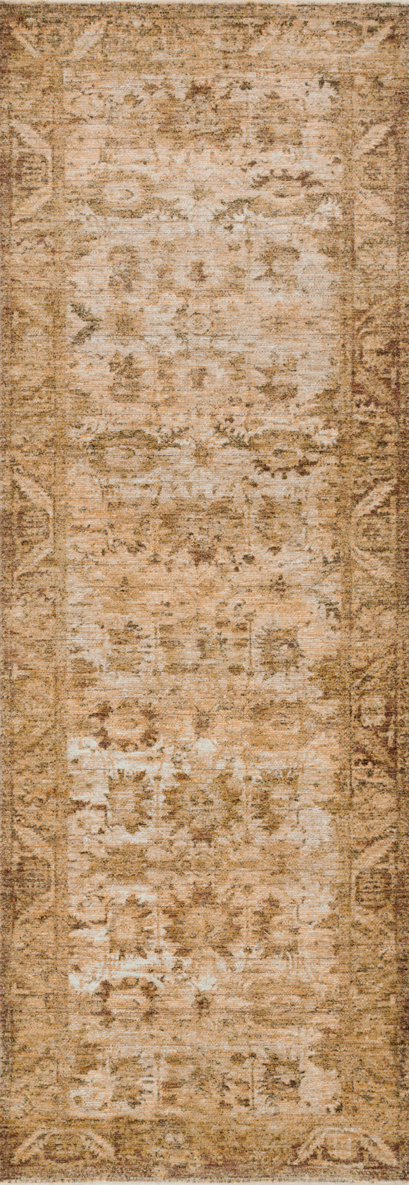 KENNEDY Collection Rug  in  SAND / COPPER Beige Accent Power-Loomed Polyester