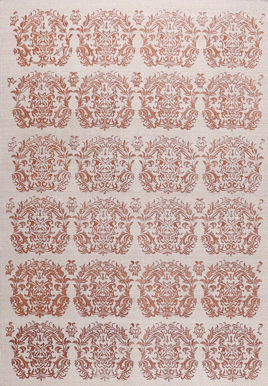Embroidered Kilim Wool/Viscose Rug 4'0''x6'0''