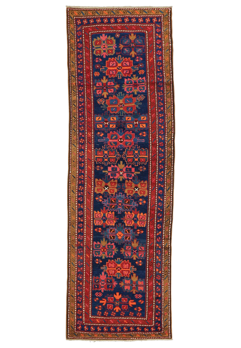Anatolian Vintage Wool Rug 3'5''x10'8''
