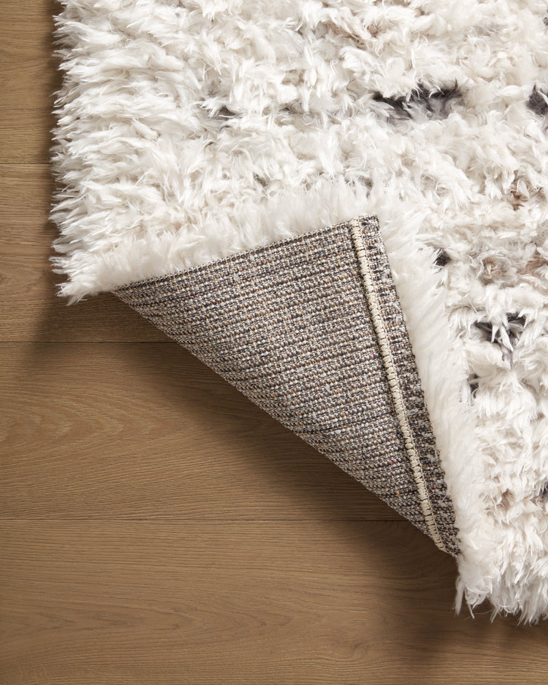 Angela Rose x Loloi Amira Ivory / Multi 2'-3" x 4'-0" Accent Rug Ivory Accent Power-Loomed Polyester