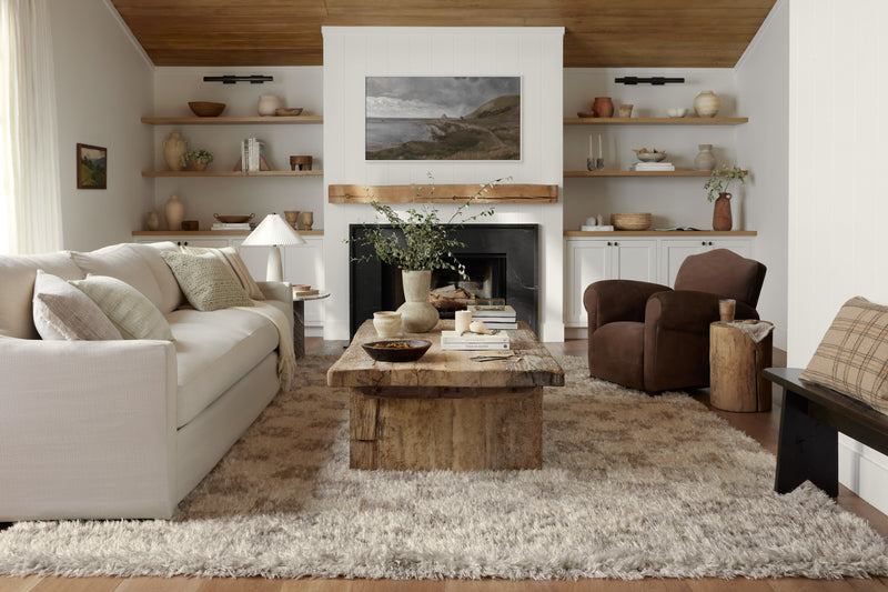 Angela Rose x Loloi Amira Ivory / Pebble 2'-3" x 4'-0" Accent Rug Ivory Accent Power-Loomed Polyester