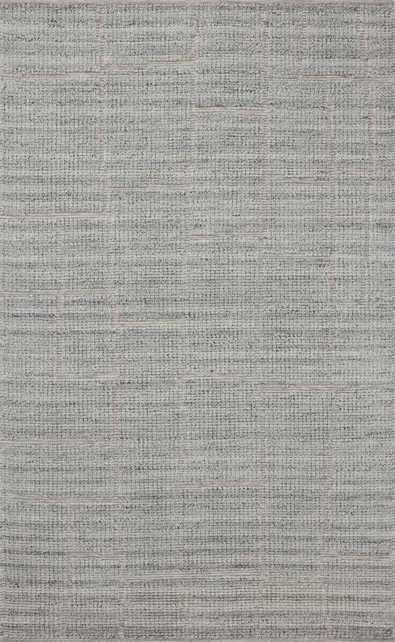 Loloi Asha Sky 18" x 18" Sample Rug Blue sample Hand-Loomed Wool/Cotton