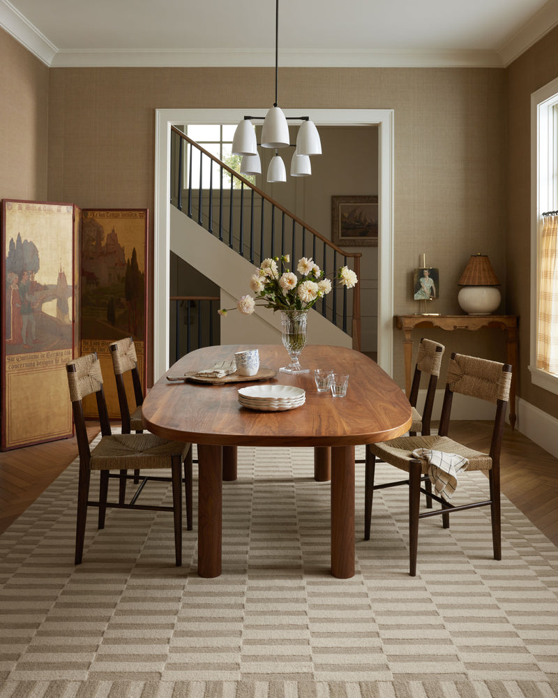 Chris Loves Julia x Loloi Bradley Ivory / Beige 2'-3" x 3'-9" Accent Rug Ivory Accent Hand-Tufted Wool
