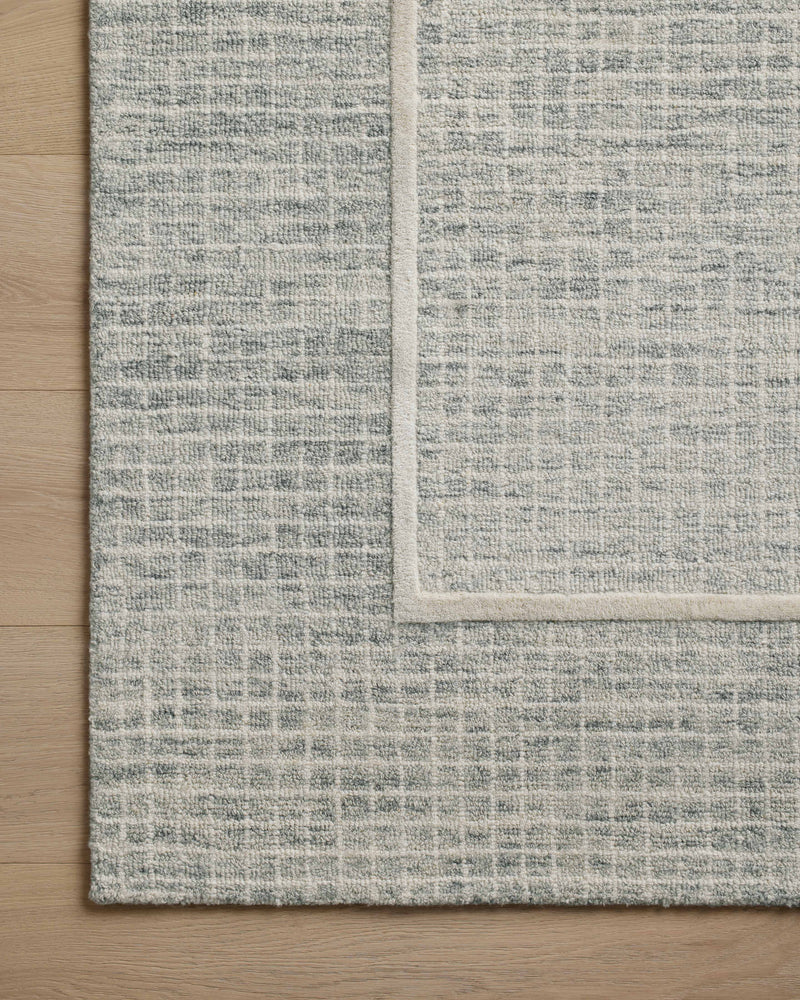 Chris Loves Julia x Loloi Briggs Mist / Ivory 2'-0" x 5'-0" Accent Rug Beige Accent Hand-Tufted Wool