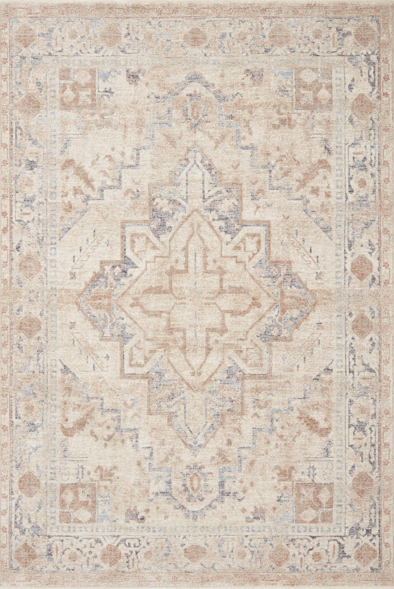 Magnolia Home by Joanna Gaines x Loloi Carlisle Collection Rug in Taupe / Ivory