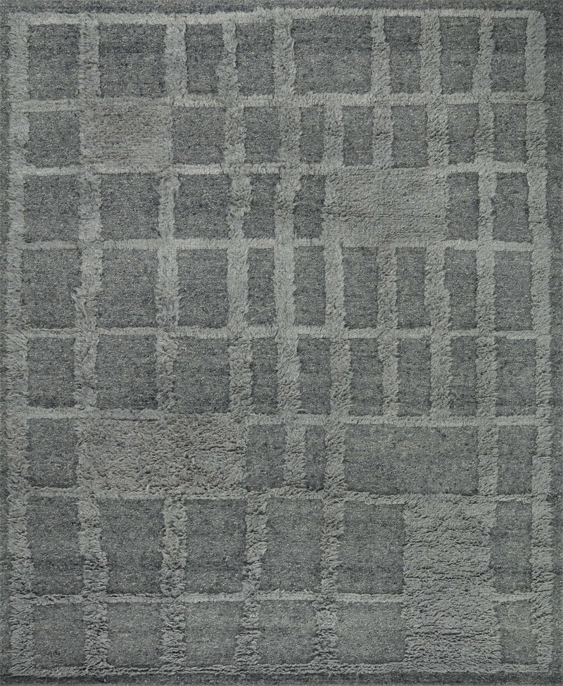 Cassian Collection Wool/Cotton Rug in Denim Blue sample Hand-Woven Wool/Cotton