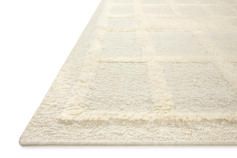 Cassian Collection Wool/Cotton Rug in Ivory Ivory sample Hand-Woven Wool/Cotton