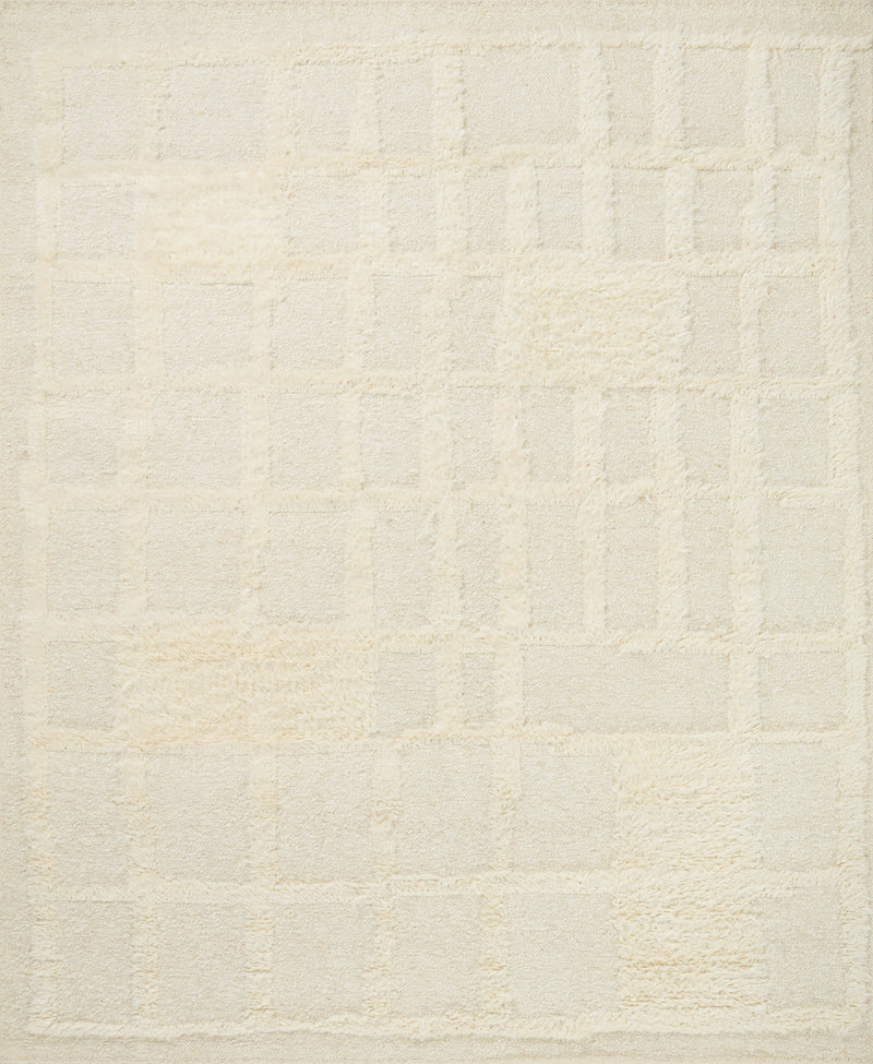 Cassian Collection Wool/Cotton Rug in Ivory Ivory sample Hand-Woven Wool/Cotton