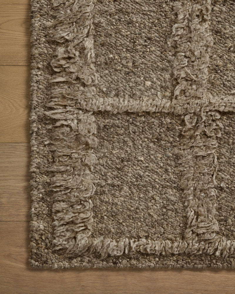 Cassian Collection Wool/Cotton Rug in Sage Green sample Hand-Woven Wool/Cotton
