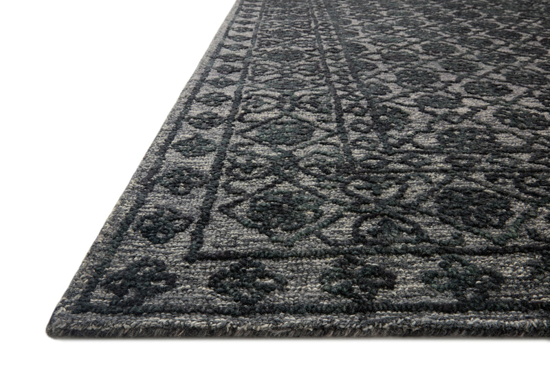 Loloi Cecelia Smoke / Dk. Grey 2'-3" x 3'-9" Accent Rug Gray Accent Hand-Tufted Wool