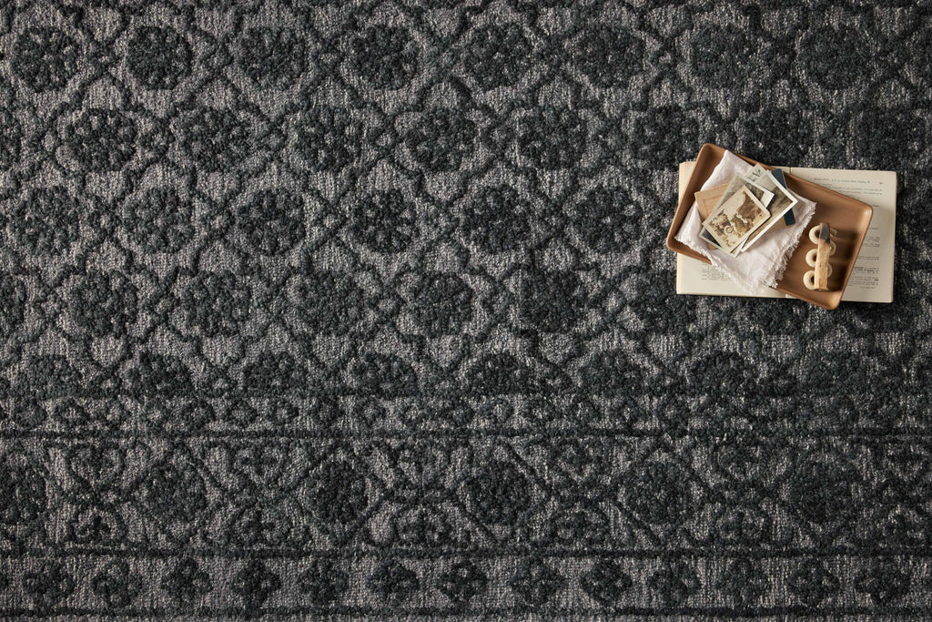 Loloi Cecelia Smoke / Dk. Grey 2'-3" x 3'-9" Accent Rug Gray Accent Hand-Tufted Wool