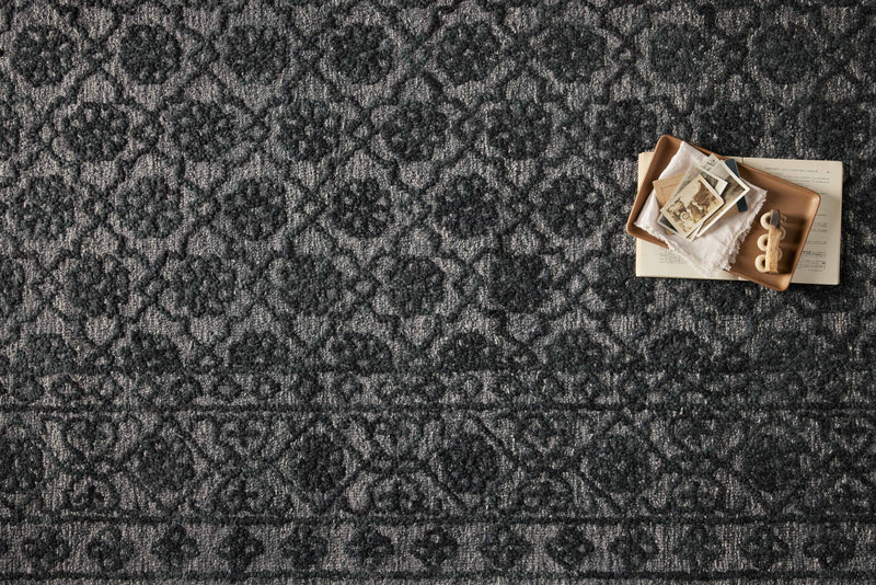 Loloi Cecelia Smoke / Dk. Grey 2'-3" x 3'-9" Accent Rug Gray Accent Hand-Tufted Wool