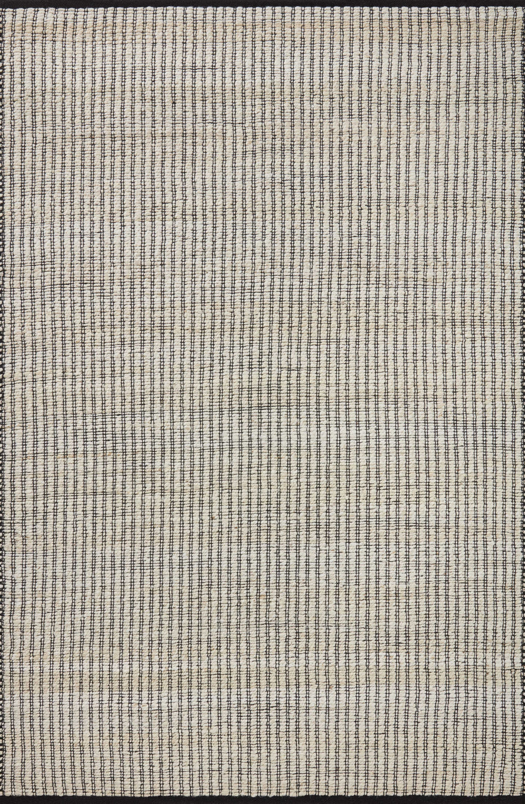 Angela Rose x Loloi Colton Ivory / Black 2'-0" x 3'-0" Accent Rug Ivory Accent Hand-Woven Jute/Cotton