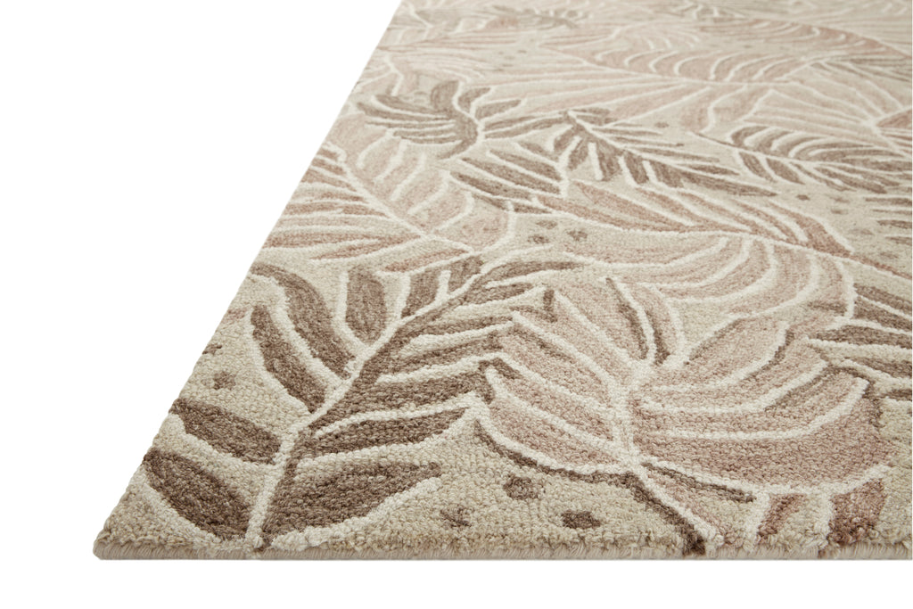 Cura Collection Wool Rug  in  Natural / Blush Beige sample Hand-Tufted Wool