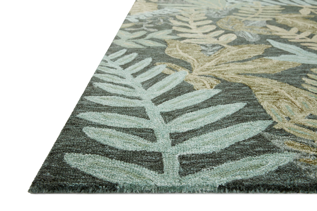 Cura Collection Wool Rug  in  Forest / Moss Green sample Hand-Tufted Wool