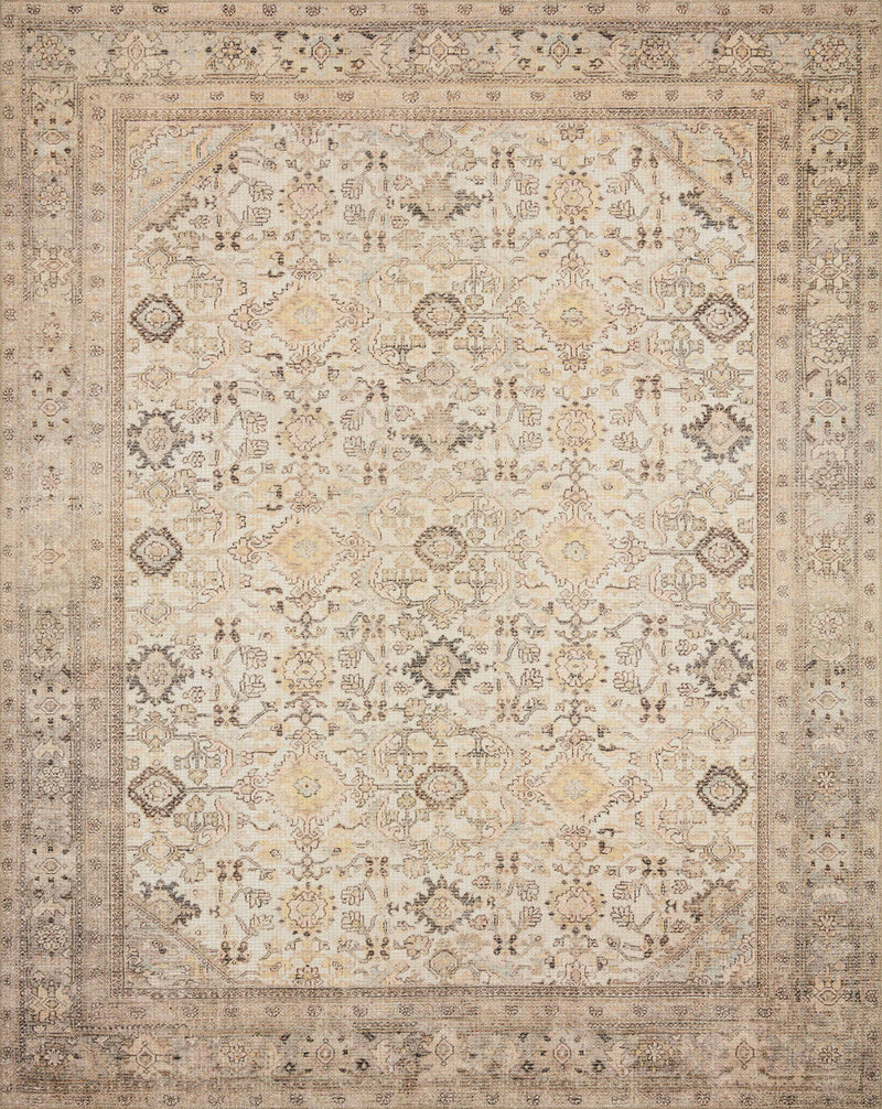 Magnolia Home by Joanna Gaines x Loloi Deven Collection Rug in Cream / Latte