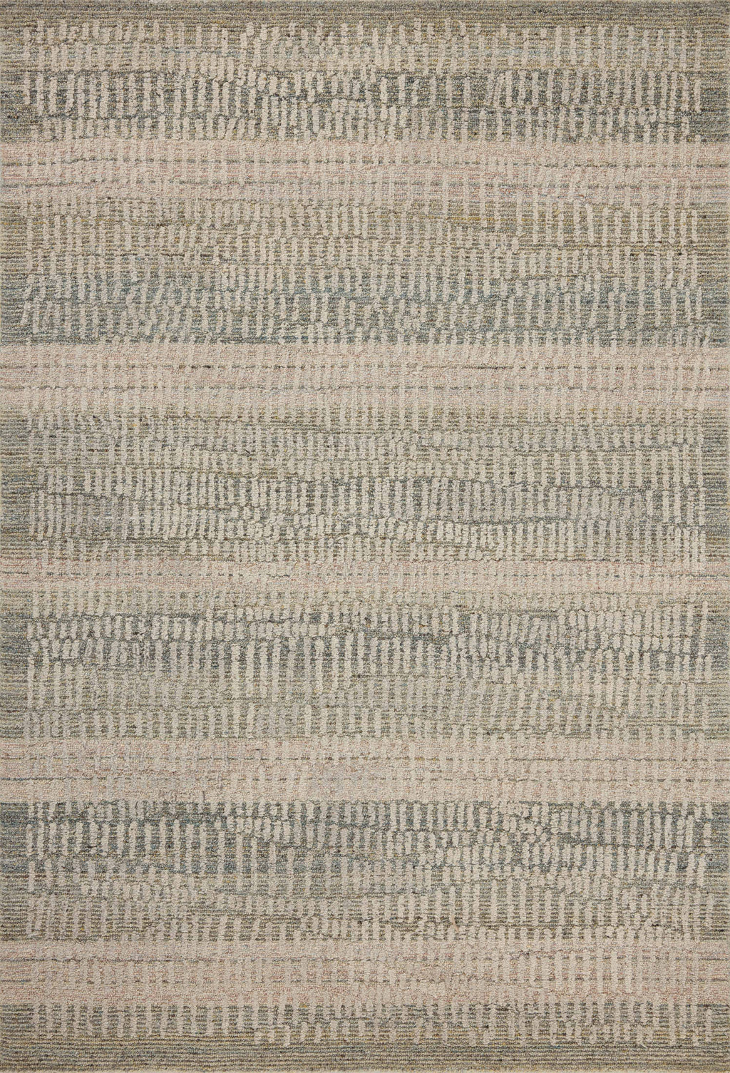 Loloi Elias Earth / Blush 2'-3" x 3'-9" Accent Rug Brown Accent Hand-Tufted Wool