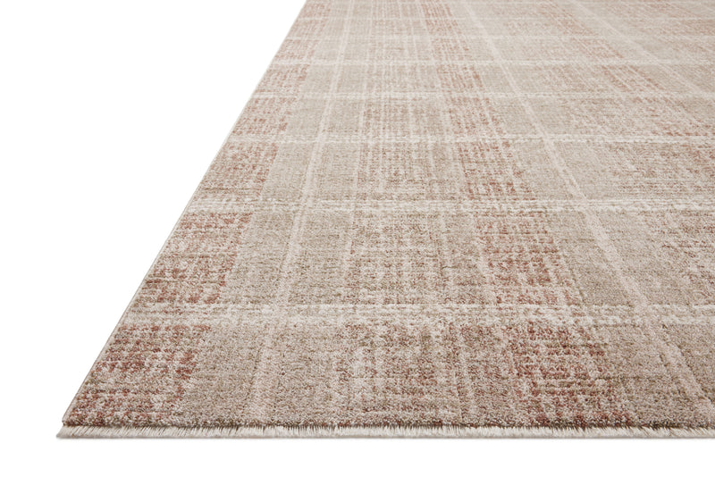 Angela Rose x Loloi Ember Clay / Sand 2'-3" x 3'-10" Accent Rug Yellow Accent Power-Loomed Polyester