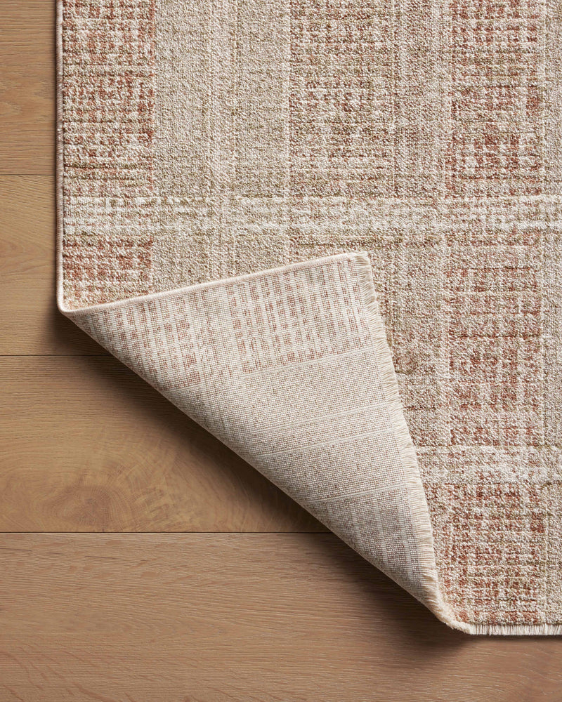 Angela Rose x Loloi Ember Clay / Sand 2'-3" x 3'-10" Accent Rug Yellow Accent Power-Loomed Polyester
