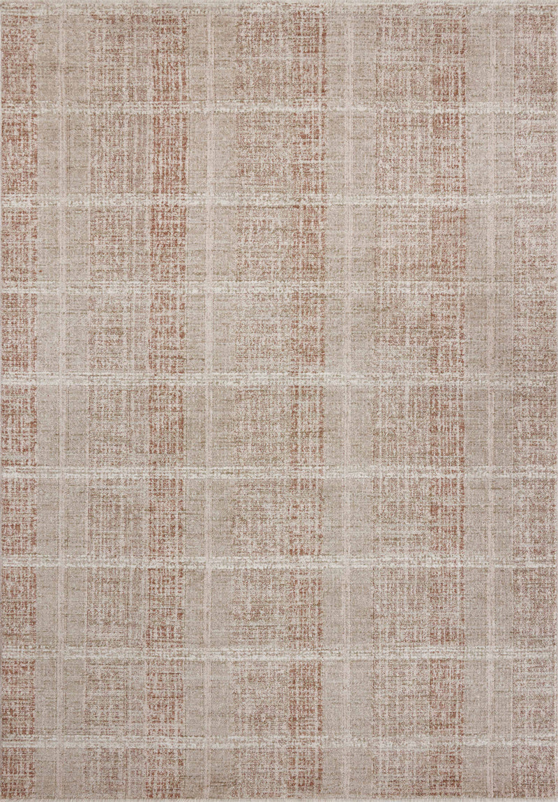 Angela Rose x Loloi Ember Clay / Sand 2'-3" x 3'-10" Accent Rug Yellow Accent Power-Loomed Polyester