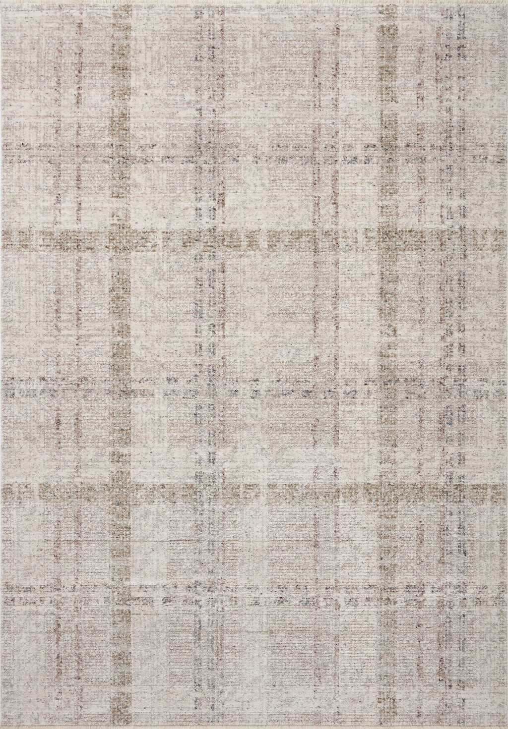 Angela Rose x Loloi Ember Ivory / Multi 2'-3" x 3'-10" Accent Rug Ivory Accent Power-Loomed Polyester