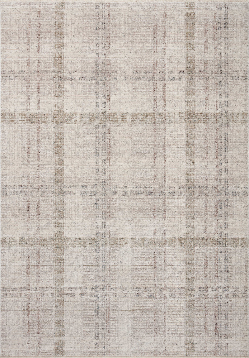 Angela Rose x Loloi Ember Ivory / Multi 2'-3" x 3'-10" Accent Rug Ivory Accent Power-Loomed Polyester