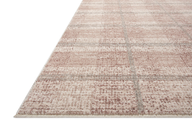 Angela Rose x Loloi Ember Clay / Mist 2'-3" x 3'-10" Accent Rug Yellow Accent Power-Loomed Polyester