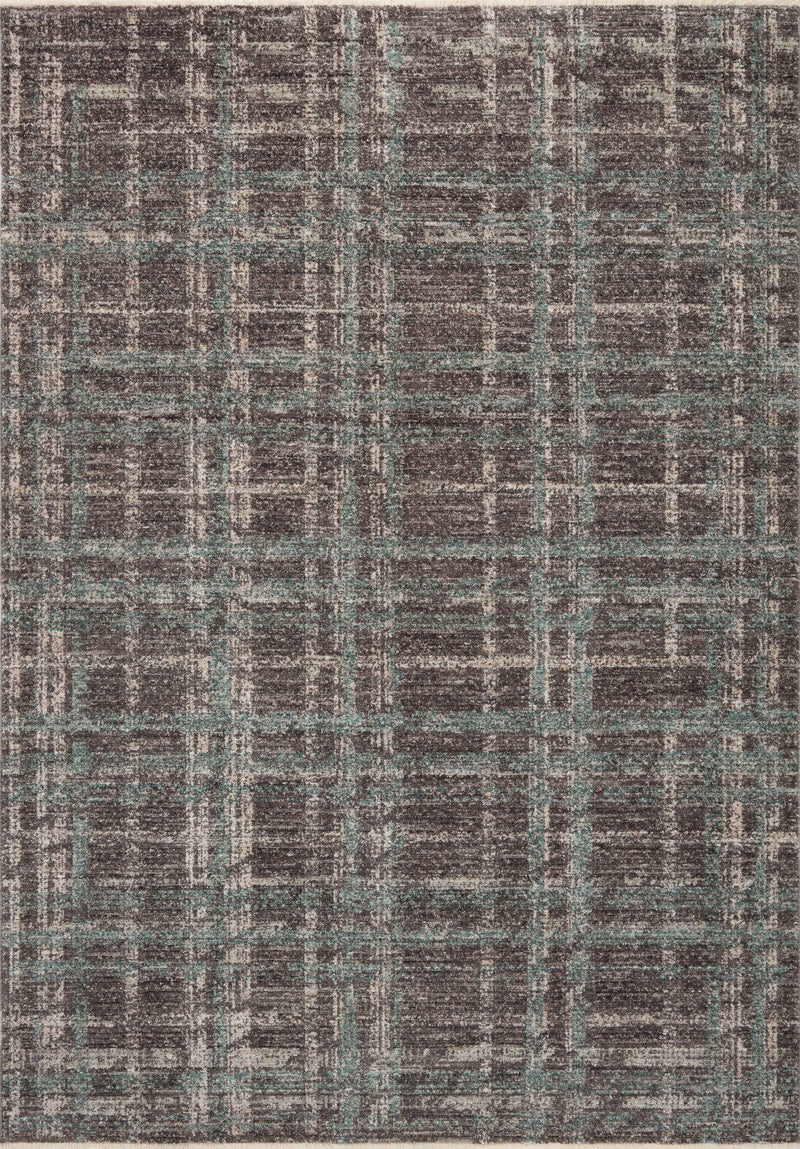 Angela Rose x Loloi Ember Espresso / Multi 2'-3" x 3'-10" Accent Rug Brown Accent Power-Loomed Polyester