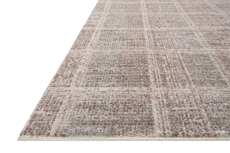 Angela Rose x Loloi Ember Fog / Dove 2'-3" x 3'-10" Accent Rug Beige Accent Power-Loomed Polyester