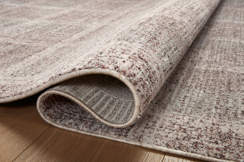 Angela Rose x Loloi Ember Fog / Dove 2'-3" x 3'-10" Accent Rug Beige Accent Power-Loomed Polyester