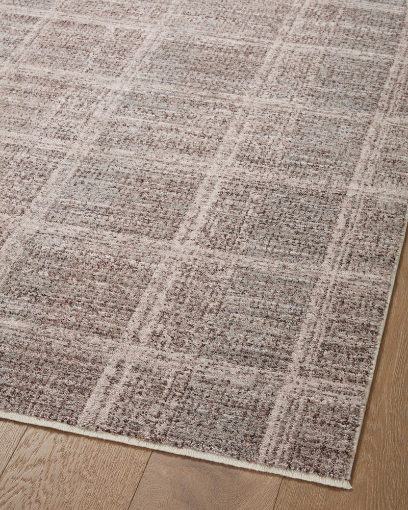 Angela Rose x Loloi Ember Fog / Dove 2'-3" x 3'-10" Accent Rug Beige Accent Power-Loomed Polyester