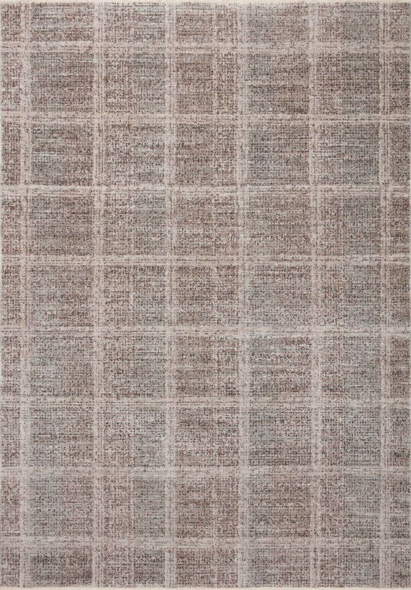 Angela Rose x Loloi Ember Fog / Dove 2'-3" x 3'-10" Accent Rug Beige Accent Power-Loomed Polyester
