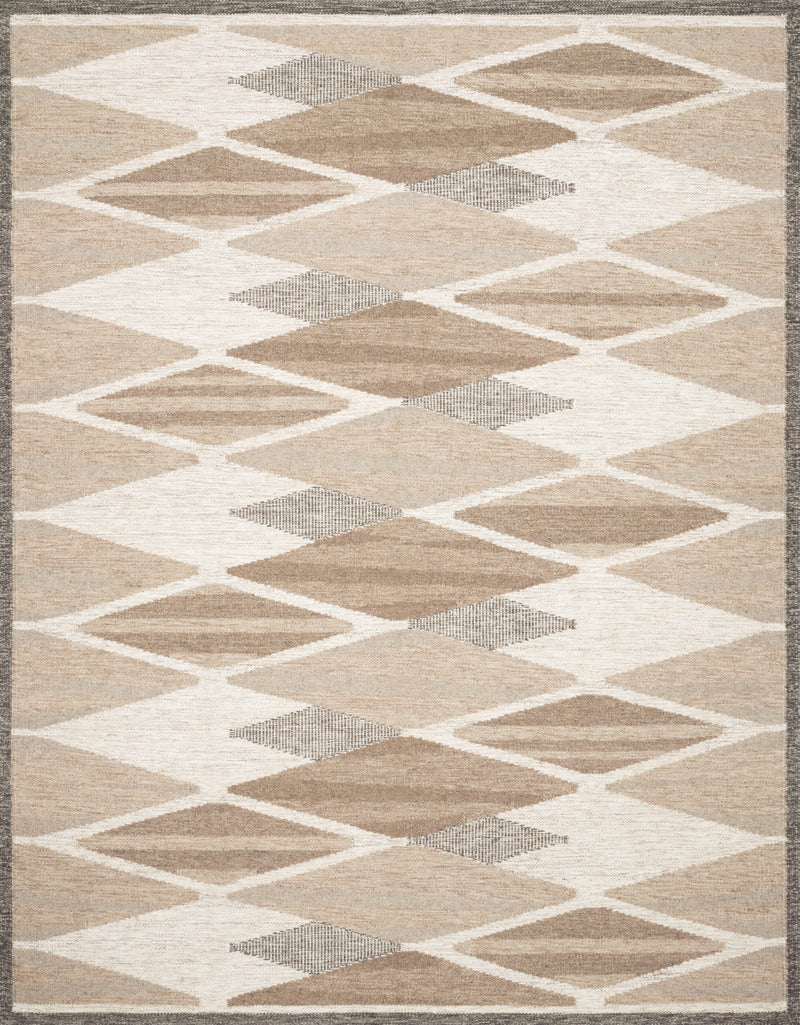 Evelina Collection Rug in Taupe / Bark
