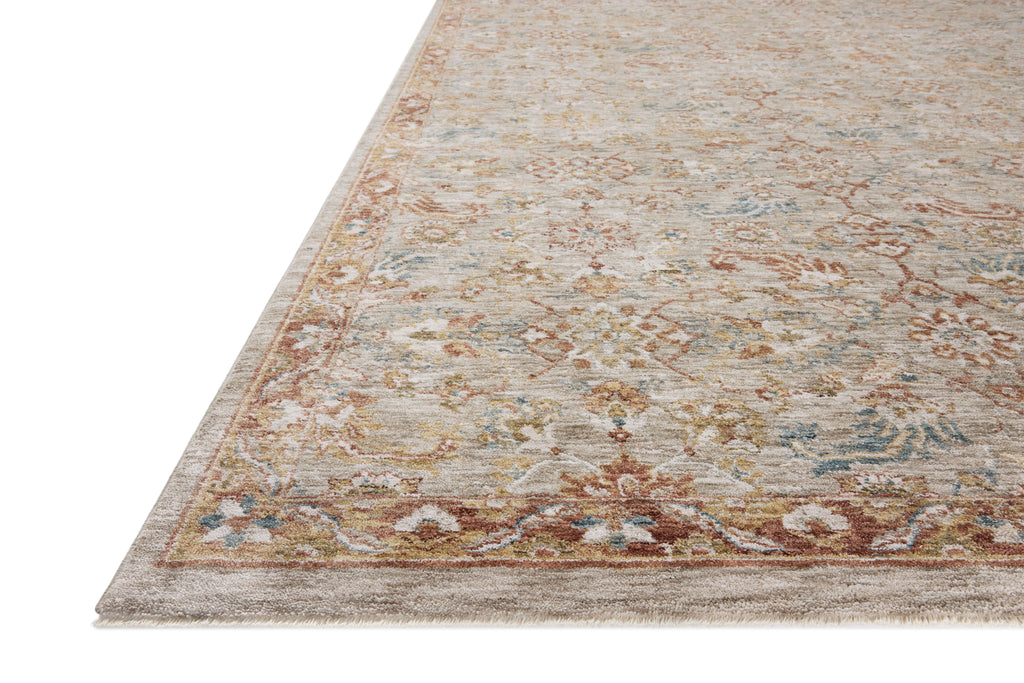 Loloi Gaia Natural / Multi 2'-0" x 3'-0" Accent Rug Beige Accent Power-Loomed Polyester