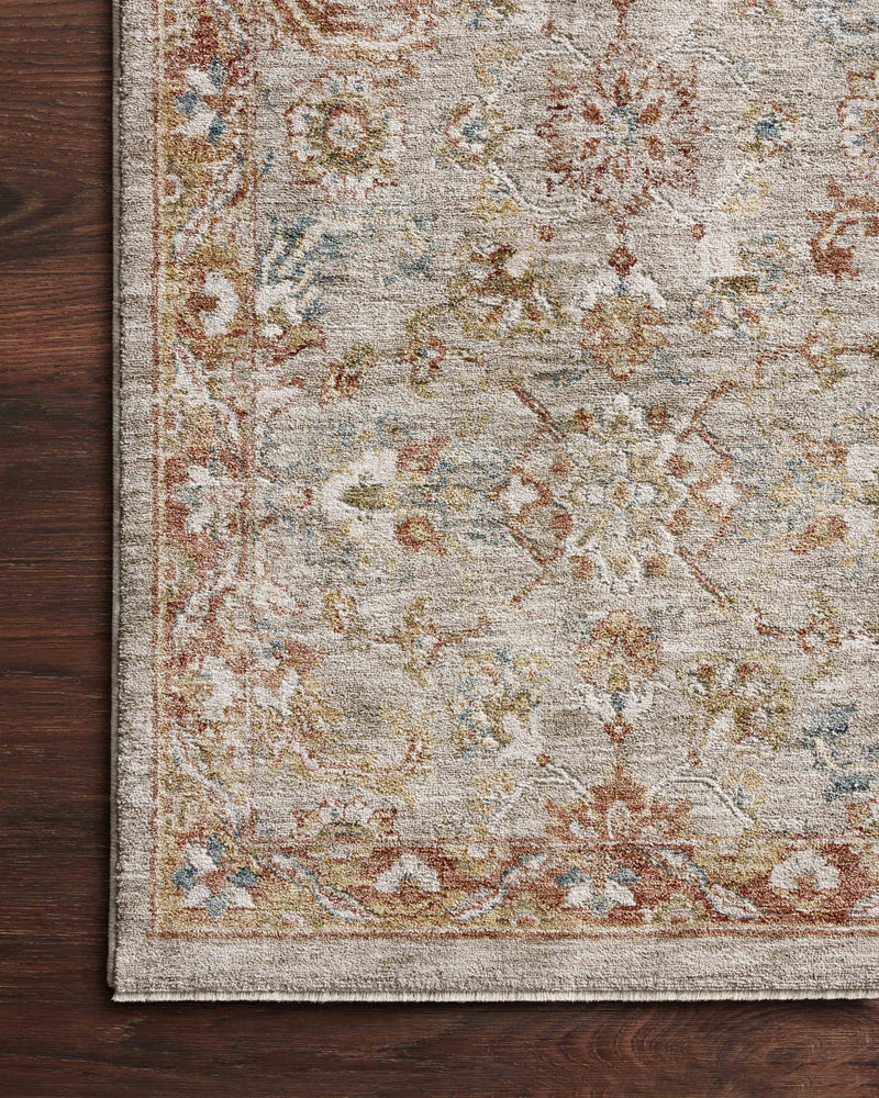 Loloi Gaia Natural / Multi 2'-0" x 3'-0" Accent Rug Beige Accent Power-Loomed Polyester