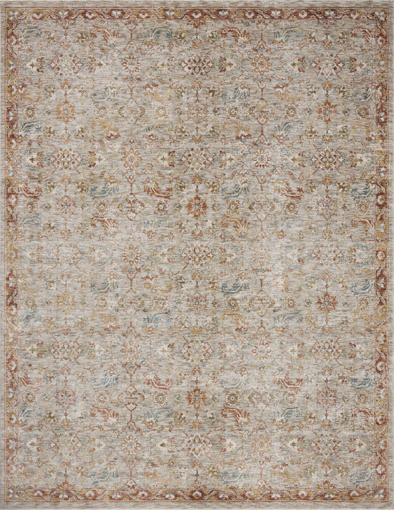 Loloi Gaia Natural / Multi 2'-0" x 3'-0" Accent Rug Beige Accent Power-Loomed Polyester