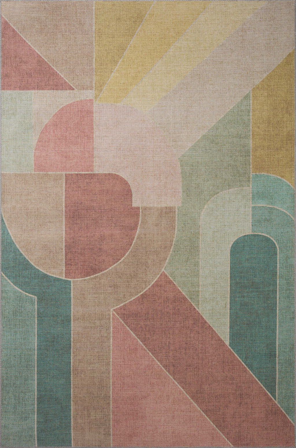 Good Morning Collection Rug  in  Multi Multi sample Power-Loomed Polyester