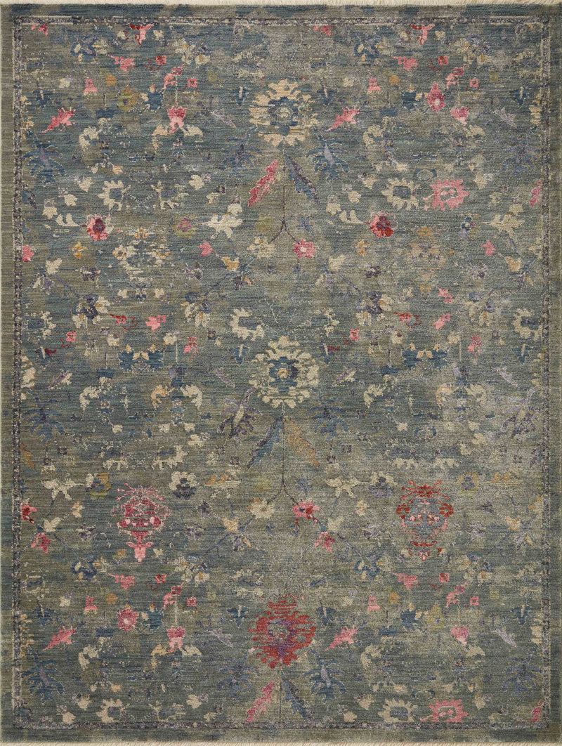 Seda Collection Pure Silk Hand-Knotted Rug 6'2''x8'11''