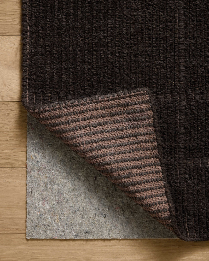 Jeremiah Brent x Loloi Greenwich Brown 18" x 18" Sample Rug Brown sample Hand-Loomed Wool/Cotton