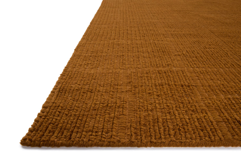 Jeremiah Brent x Loloi Greenwich Gold 18" x 18" Sample Rug Gold sample Hand-Loomed Wool/Cotton