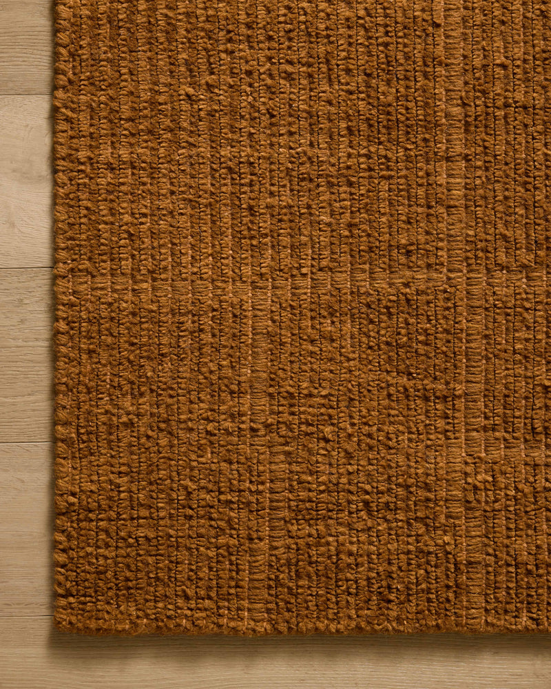 Jeremiah Brent x Loloi Greenwich Gold 18" x 18" Sample Rug Gold sample Hand-Loomed Wool/Cotton
