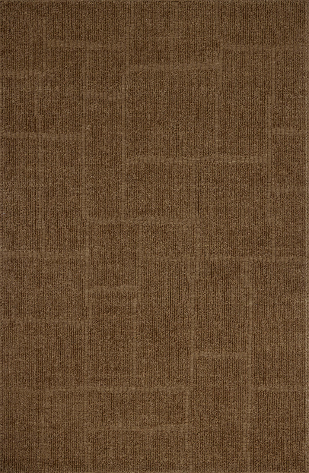Jeremiah Brent x Loloi Greenwich Rust 18" x 18" Sample Rug Rust sample Hand-Loomed Wool/Cotton