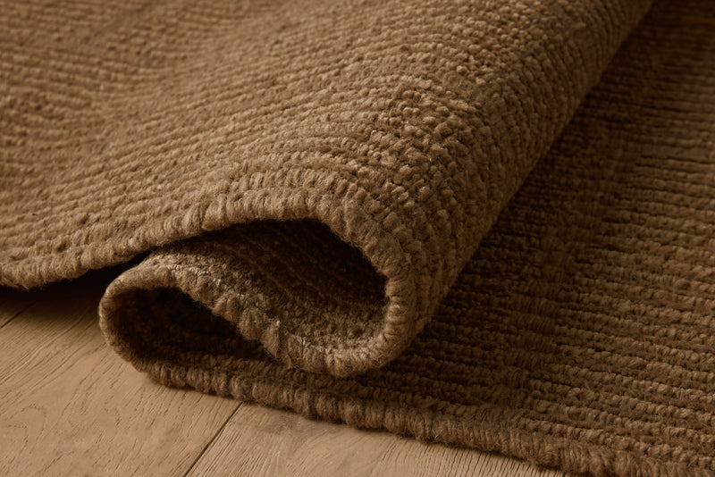 Jeremiah Brent x Loloi Greenwich Rust 18" x 18" Sample Rug Rust sample Hand-Loomed Wool/Cotton