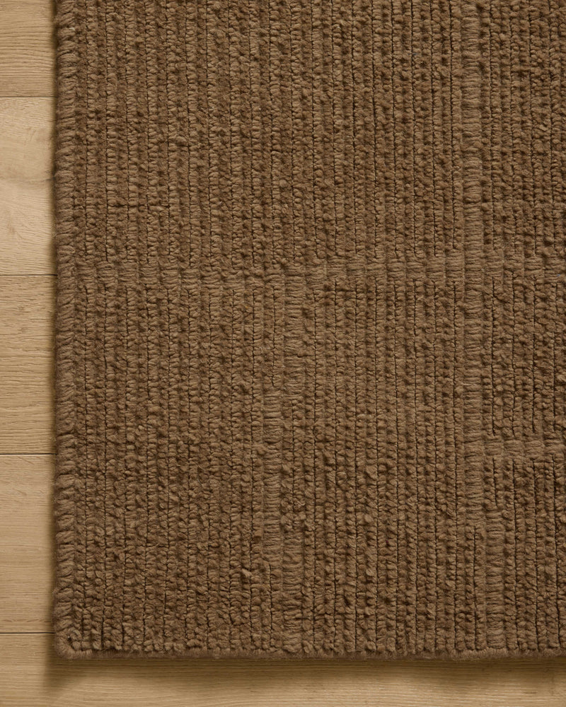 Jeremiah Brent x Loloi Greenwich Rust 18" x 18" Sample Rug Rust sample Hand-Loomed Wool/Cotton