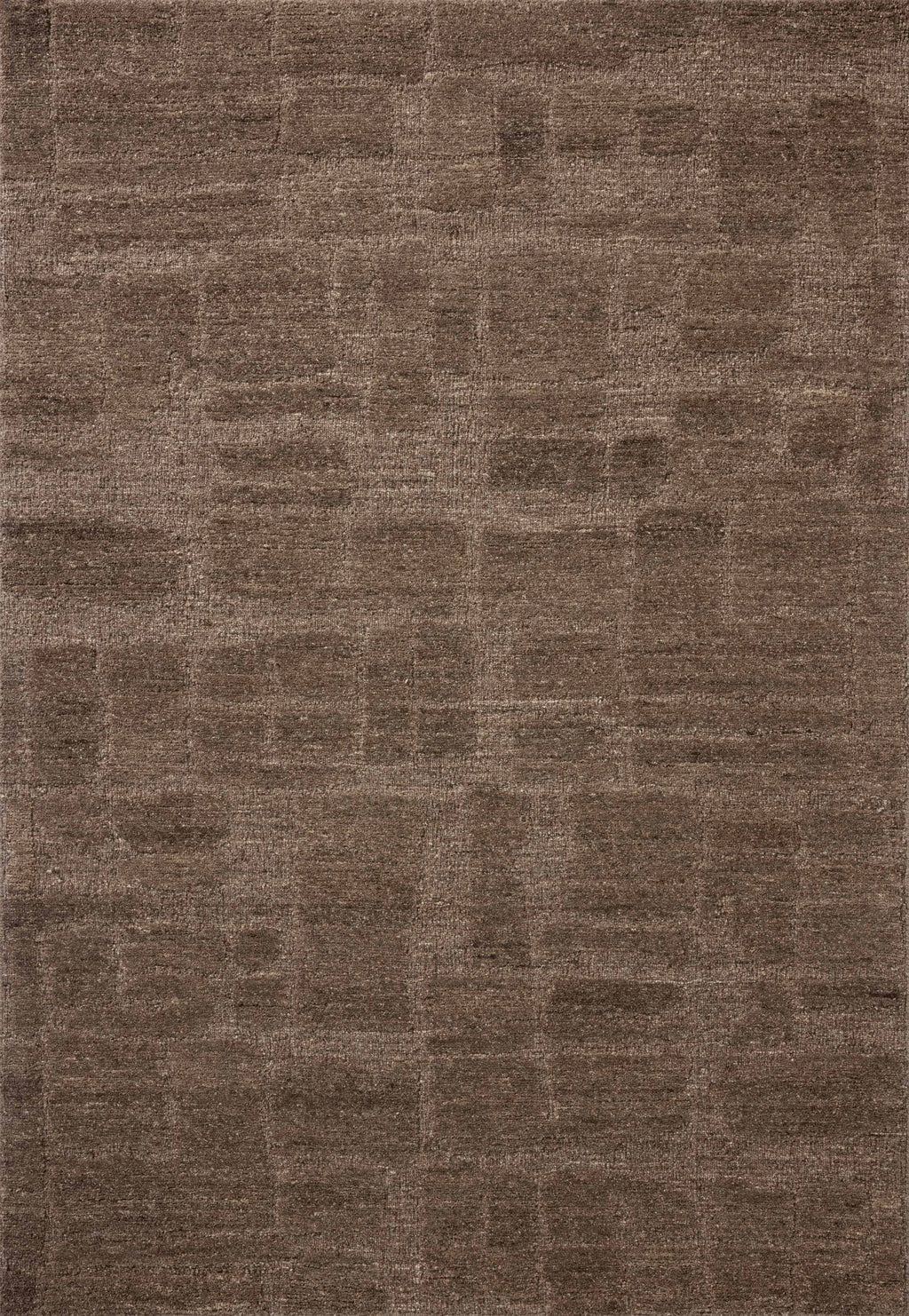Loloi Hartley Brown / Mocha 18" x 18" Sample Rug Brown sample Hand-Tufted Wool