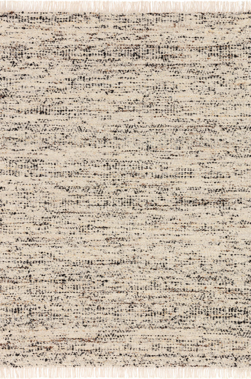 Hayes Collection Rug in PEBBLE / NATURAL